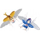 自由研究シリーズNo.253 ポプテピピック編 カブトムシ ポプ子 ver. & クワガタムシ ピピ美 ver. フジミ, FUJ71524, by フジミ