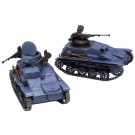 1/35 ガールズ&パンツァー リボンの武者 九四式軽装甲車 鬼チーム スーパー改&無人砲塔仕様2台セット ファインモールド, FIN11130, by ファインモールド