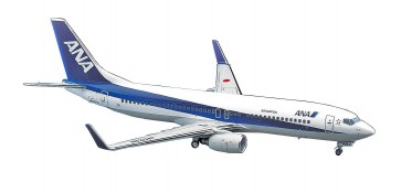 1/200全日空 B737-800 “ﾄﾘﾄﾝﾌﾞﾙｰ”, HAS37, by ハセガワ