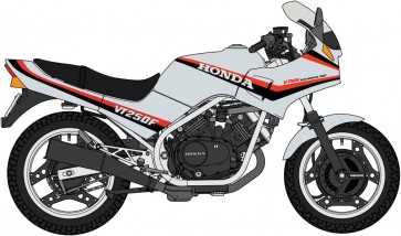1/12 ホンダ VT250F (MC08) (1984) シルバーカラー ハセガワ, HAS17713, by ハセガワ