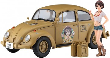 1/24 ワイルドたまごガールズ No.03 フォルクスワーゲン ビートル “羽澄れい” w/フィギュア ハセガワ, HAS22886, by ハセガワ