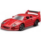 1/64 トミカプレゼンツ ブラーゴ レース&プレイシリーズ F40 コンペティゼィオーネ(赤) タカラトミー, TAK63039, by タカラトミー
