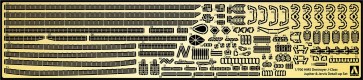 1/700 ウォーターラインシリーズ 英国海軍 駆逐艦専用ディテールアップパーツセット アオシマ, AOS57681, by アオシマ