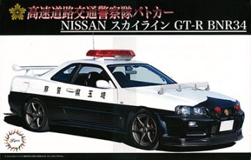 1/24 ニッサン スカイライン（R34）GT-R　パトカー フジミ, FUJ39770, by フジミ
