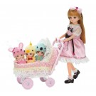 リカちゃん LF-11 みつごのあかちゃん ベビーカー タカラトミー, TAK29042, by タカラトミー