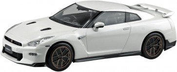 1/32 楽プラ スナップキット No.03CU-BW ニッサン R35 NISSAN GT-R 2024 カスタムホイール(ブリリアントホワイトパール) アオシマ, AOS04115, by アオシマ