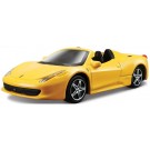 1/43 トミカプレゼンツ ブラーゴ レース&プレイシリーズ 458 スパイダー(黄) タカラトミー, TAK62957, by タカラトミー