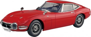 1/32 楽プラ スナップキット No.06-SR トヨタ 2000GT(ソーラーレッド) アオシマ, AOS68137, by アオシマ