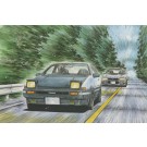 1/24 頭文字Dシリーズ No.019 トレノAE86 カーボンボンネット藤原拓海 フジミ, FUJ83947, by フジミ