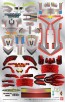 ダンボール戦機 LBX ステッカー #09 LBXペルセウス & LBXアキレス・ディード用 バンダイ, BAN50433, by バンダイ