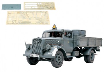 1/35 ミリタリーミニチュアシリーズ ドイツ 3トン 4x2 カーゴトラック (アベール社製エッチングパーツ付き) タミヤ, TAM51605, by タミヤ