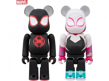 BE＠RBRICK SPIDER-MAN (Miles Morales) & SPIDER-GWEN 2PCS SET メディコム・トイ, MED18067, by メディコム・トイ