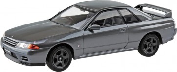 1/32 楽プラ スナップキット No.14-GG ニッサン R32 スカイライン GT-R(ガングレーメタリック) アオシマ, AOS69189, by アオシマ