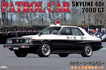 1/24 塗装済パトカーシリーズ ジャパン 4Dr 前期型 無線警ら仕様 アオシマ, AOS44964, by アオシマ