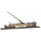 1/72 MT58 ﾄﾞｲﾂ列車砲K5(E) “ﾚｵﾎﾟﾙﾄﾞ” w/ﾌｨｷﾞｭｱ ハセガワ, HAS12586, by ハセガワ