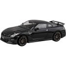 1/32 楽プラ スナップキット No.3-MB ニッサン R35 NISSAN GT-R 2024(メテオフレークブラックパール) アオシマ, AOS68915, by アオシマ