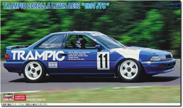 1/24 トランピオ カローラ レビン AE92 1991 JTC ハセガワ, HAS07172, by ハセガワ
