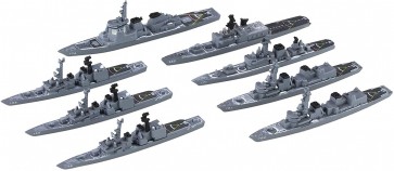 1/3000 集める軍艦シリーズ 海上自衛隊第1護衛隊群(1998年) フジミ, FUJ01614, by フジミ