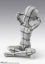 S.H.Figuarts ボディくん -杉森建- Edition-ワイヤーフレーム-(Gray Color Ver.) バンダイ, BAC98353, by バンダイ