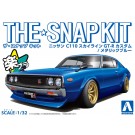 1/32 ザ・スナップキット No.18-SP4 ニッサン C110スカイラインGT-R カスタム (メタリックブルー) アオシマ, AOS66898, by アオシマ