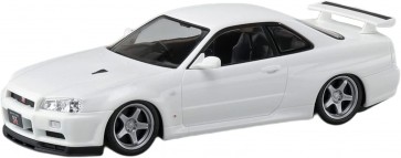 1/32 ザ・スナップキット No.11-SP3 ニッサン R34スカイラインGT-R カスタムホイール (ホワイトパール) アオシマ, AOS66324, by アオシマ