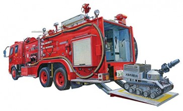 1/72 ワーキングビークル 1 化学消防ポンプ車（大阪消防局C6） アオシマ, AOS12062, by アオシマ