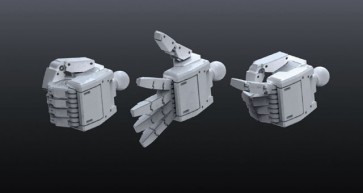 1/144 ビルダーズパーツ: MSハンド 04 (連邦系 Lサイズ), BAN0182335, by バンダイ
