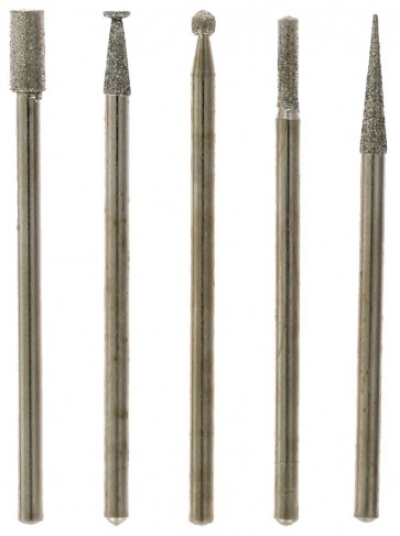 電動リューター用 ビット5本, TAM74043-000, by タミヤ