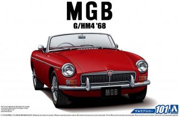 1/24 ザ・モデルカー No.101 BLMC G/HM4 MG-B MK-2 '68 アオシマ, AOS56851, by アオシマ