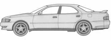 1/24 インチアップシリーズ No.305 クレスタ ツアラーS フジミ, FUJ47584, by フジミ