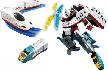 プラレール 新幹線変形ロボ シンカリオンZ シンカリオンZ N700S かもめ & ザイライナー 883ソニックニチリン セット タカラトミー, TAK12539, by タカラトミー