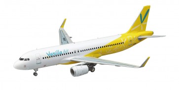 1/200 ﾊﾞﾆﾗｴｱ ｴｱﾊﾞｽ A320 ハセガワ, HAS07434, by ハセガワ