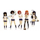 1/35 ガールズ＆パンツァー あんこうチームフィギュアセット お掃除バージョンです！ プラッツ, PLZ32468, by プラッツ