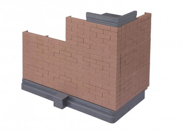 魂OPTION Brick Wall (Brown ver.) バンダイ, BAN55595, by バンダイ