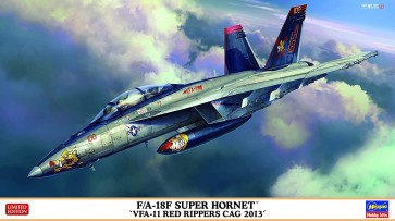 1/72 F/A-18F スーパーホーネット“VFA-11 レッドリッパーズCAG 2013” ハセガワ, HAS23857, by ハセガワ