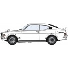 1/24 三菱 ギャラン GTO 2000GSR 前期型 w/ リアウイング ハセガワ, HAS06786, by ハセガワ