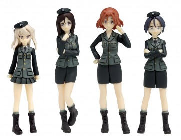 1/35 ガールズ＆パンツァー劇場版 大学選抜チーム フィギュアセット プラッツ, PLZ34660, by プラッツ