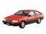 1/24 トヨタ AE86 レビン '84（レッド/ブラック） アオシマ, AOS54963, by アオシマ