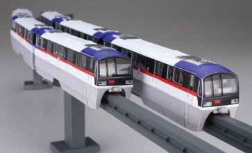 1/150 ストラクチャーキットシリーズ No.17 EX-1 東京モノレール2000形旧塗装6両編成(未塗装キット) フジミ, FUJ10321, by フジミ
