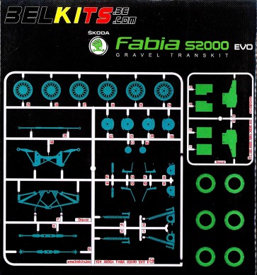 1/24 ベルキット （スカイネット） 2 グラベルトランスキット（シュコダファビアS2000EVO用） アオシマ, AOS84342, by アオシマ