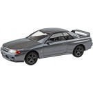 1/32 楽プラ スナップキット No.14-GG ニッサン R32 スカイライン GT-R(ガングレーメタリック) アオシマ, AOS69189, by アオシマ