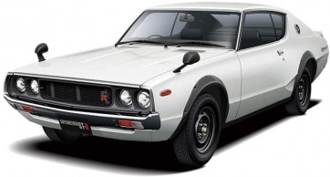 1/24 ザ・モデルカー No.15 ニッサン KPGC110 スカイラインHT2000GT-R 1973 アオシマ, AOS59517, by アオシマ
