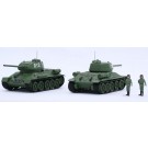 1/76 スペシャルワールドアーマーシリーズ ソビエト中戦車 T-34/85 (2両セット) フジミ, FUJ62425, by フジミ