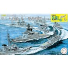 1/3000 集める軍艦シリーズ No.34 EX-1 海上自衛隊1護衛隊群(1998年)特別仕様(艦載ヘリ付き) フジミ, FUJ01690, by フジミ