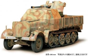 1/35 ミリタリーミニチュアシリーズ No.144 ドイツ装甲8トンハーフトラック 3.7cm 対空機関砲37型搭載フラックザウリア タミヤ, TAM82766, by タミヤ