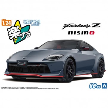 1/24 楽プラ スナップカー No.06-NG RZ34 フェアレディZ NISMO 2024 NISMOステルスグレー アオシマ, AOS68380, by アオシマ