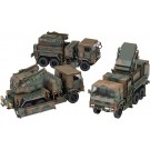 1/72 ミリタリーシリーズ 陸上自衛隊 81式短距離地対空誘導弾射撃統制装置/発射機 3両セット フジミ, FUJ23327, by フジミ