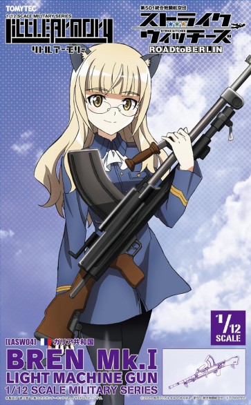 1/12 LittleArmory リトルアーモリー [LASW04] ストライクウィッチーズ ROAD to BERLIN ブレン軽機関銃Mk.1 トミーテック, TMT28872, by トミーテック