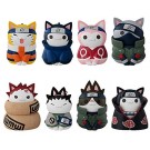 ニャルト! NARUTO-ナルト-  木ノ葉の愉快なニャンコたち編 1BOX 8個入り メガハウス, MEG28089, by メガハウス