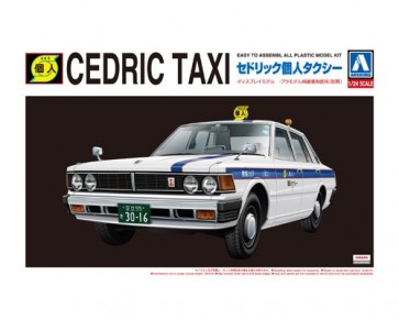 1/24 430セドリックセダン 200STD 個人タクシー, AOS07839, by アオシマ